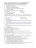 bài tập Hóa đại cương