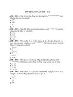 DAO ĐỘNG cơ năm 2015 2016