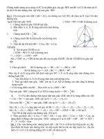 Tuyển tập các bài toán hình học lớp 9 ôn thi vào lớp 10 