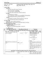 Giáo án hình học lớp 12 tiết 20 