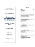 Quản trị rủi ro tín dụng tại Ngân hàng Ngoại thương Đồng Nai trong thời kỳ hội nhập quốc tế