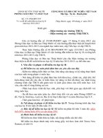 Hướng dẫn ra đề đề xuất kiểm tra học kỳ II năm học 2012-2013