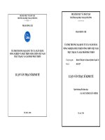 Tài trợ thương mại quốc tế của ngân hàng nông nghiệp và phát triển nông thôn Việt Nam thực trạng và giải pháp phát triển