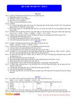 Bộ 12 đề thi học kì 1 môn hóa học lớp 9   đề thi học kì i môn hóa học lớp 9 