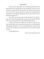 Báo cáo nghiên cứu khoa học: Công tác đào tạo, bồi dưỡng cán bộ, công chức, viên chức tại UBND huyện Kinh Môn