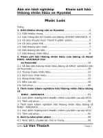 Khảo sát hệ thống nhiên liệu trên xe HyunDai ( kèm bản vẽ)