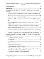 Báo cáo thực tập thư ký: Nghiệp vụ thư ký HĐNDUBND quận Tây Hồ