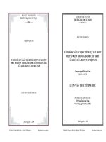 TÁCH DÒNG VÀ XÁC ĐỊNH TRÌNH TỰ NUCLEOTIT MỘT SỐ ĐOẠN TRONG GENOME CỦA VIRUT VÀNG LÙN LÚA (RGSV) TẠI VIỆT NAM