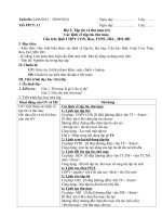 Giáo án tin học lớp 8 tuan 06 tiet 11 (cac lenh ve tap tin thu muc cau truc lenh copy con REN TYPE DELL MD RD) 