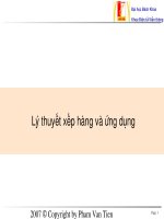 Lý thuyết xếp hàng và ứng dụng