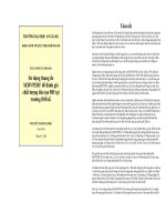 Sử dụng thang đo Servperf để đánh giá chất lượng đào tạo Đại học tại trường Đại học An Giang
