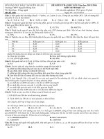 Tài liệu ôn tập môn sinh học lớp 12 luyện thi đại học (3) 