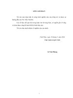 Nâng cao chất lượng quản trị rủi ro trong hoạt động tín dụng tại ngân hàng TMCP công thương việt nam   chi nhánh phúc yên 