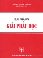 [THUVIENYKHOA]Bai giang Giai phau hoc Y Ha Noi(2004)