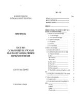 Tái cấu trúc các doanh nghiệp nhà nước ngành mía đường Việt Nam trong tiến tr̀nh hội nhập Thế Giới