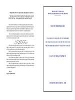 tác động đến hộ dân trong hồ tiêu VN  ĐNB