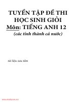 Tuyen tap de thi HSG 12