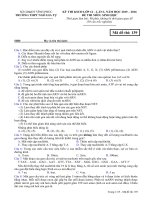 Tài liệu ôn tập môn sinh học lớp 12 luyện thi đại học (6) 