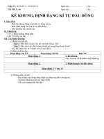 Giáo án tin học lớp 8 tuan 23 tiết 46 (ke khung dinh dang ki tu dau dong)   (chua hoan chinh) 