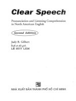 Clear speech second edition Lê Huy Lâm
