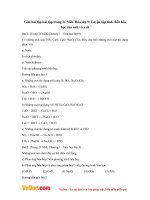 Giải bài tập bài tập trang 21 SGK Hóa lớp 9: Luyện tập tính chất hóa học của oxit và axit