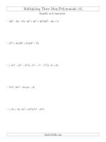 polynomials multiplying mixed mixed mixed 001 