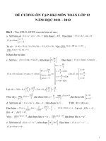 Đề cương ôn tập mon toán lớp 12  (16) 
