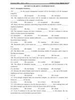 Reading TOEIC Economy TOEIC Test 1 Vol 1