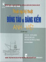THUẬT NGỮ KỸ THUẬT ĐÓNG TÀU VÀ ĐĂNG KIỂM ANH - VIỆT