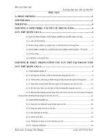 THỰC TRẠNG CÔNG TÁC LƯU TRỮ TẠI TRUNG TÂM LƯU TRỮ QUỐC GIA I