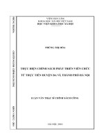 Thực hiện Chính sách phát triển viên chức từ thực tiễn huyện Ba Vì, thành Phố Hà Nội