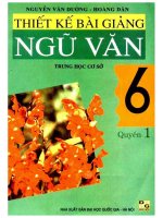 thiết kế bài giảng ngữ văn lớp 6 nxb dai hoc quoc gia