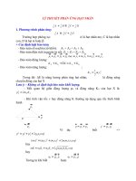 LÝ THUYẾT PHẢN ỨNG hạt NHÂN