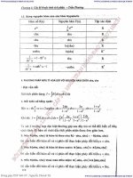 TUYỂN TẬP CÁC CHUYÊN ĐỀ VÀ KỸ THUẬT TÍNH TÍCH PHÂN