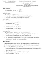 Đề tuyển sinh vào lớp 10 tham khảo năm 2015 (5) 