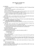 đề cương ôn tập học kì 2 vật lý lớp 9 