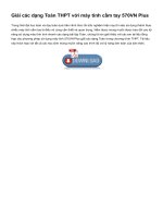 Giải các dạng toán THPT với máy tinh cầm tay 570VN plus