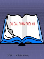 Bài Giảng Cơ Cấu Phân Phối Khí