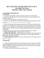 Đề cương ôn tập mon toán lớp 12  (9) 