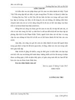 Báo cáo kiến tập: Thực trạng và giải pháp nâng cao hiệu quả  công tác đào tạo, bồi dưỡng cán bộ công chức tại sở nội vụ tỉnh sơn la