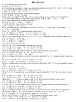 Bai tap ADN hay mon sinh hoc 12