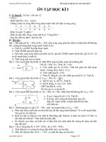 đề cương ôn tập học kì 1 lớp 9 