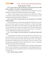 Bài tập Sinh học lớp 10: Prôtêin