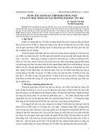 BƯỚC ĐẦU ĐÁNH GIÁ TRÌNH ĐỘ TIẾNG VIỆT CỦA LƯU HỌC SINH LÀO TẠI TRƯỜNG ĐẠI HỌC TÂY BẮC