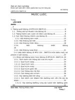 khảo sát sự làm việc giữa bộ Tua bin tăng áp và động cơ MTU 12V396TC14 (kèm bản vẽ)