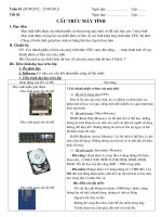 Giáo án tin học lớp 8 tuan 01 tiet 02 (cau truc may tinh) 