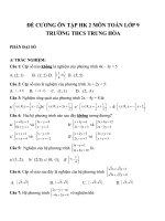 Đề cương ôn tập môn toán lớp 9 (21) 