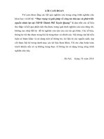 Báo cáo nghiên cứu khoa học: Thực trạng và giải pháp về công tác đào tạo và phát triển nguồn nhân lực tại UBND thành phố tuyên quang