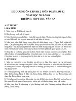 Đề cương ôn tập mon toán lớp 12  (20) 