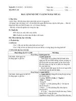 Giáo án tin học lớp 8 tuan 09 tiet 18 (lenh ngoai tru) 